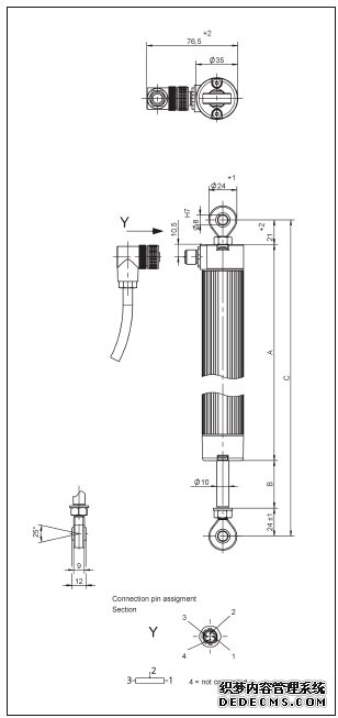 德國(guó)Novotechnik  LWG-0150位移傳感器產(chǎn)品尺寸